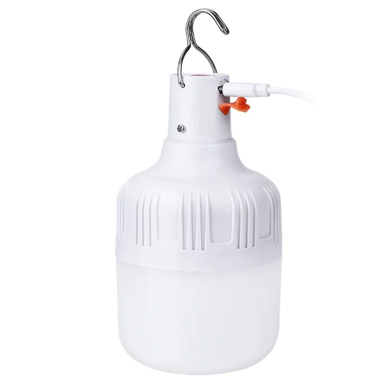 China wireless camping led lamp 5v dc led light 100 watt emergency rechargeable led bulb for camping