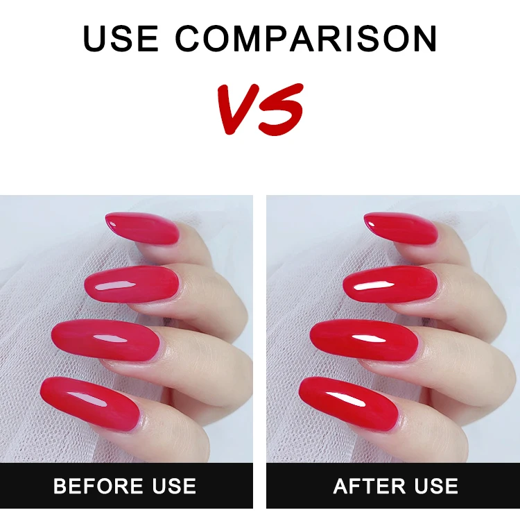 High Quality SUPER CRYSTAL Non Wipe Top Long-Lasting HIGH VISCOSITY TOP COAT OEM/ODM Available