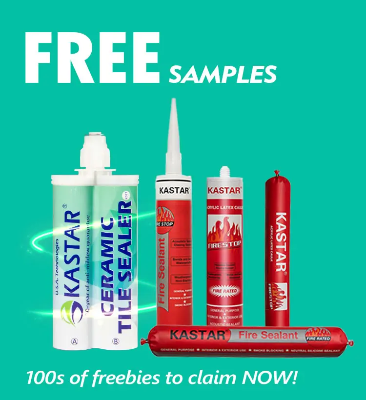 KASTAR MS Polymer Fireproof Adhesive Sealant Manufacturer Tile Grout intumescent MS Firestop Fireproof Sealant Glue