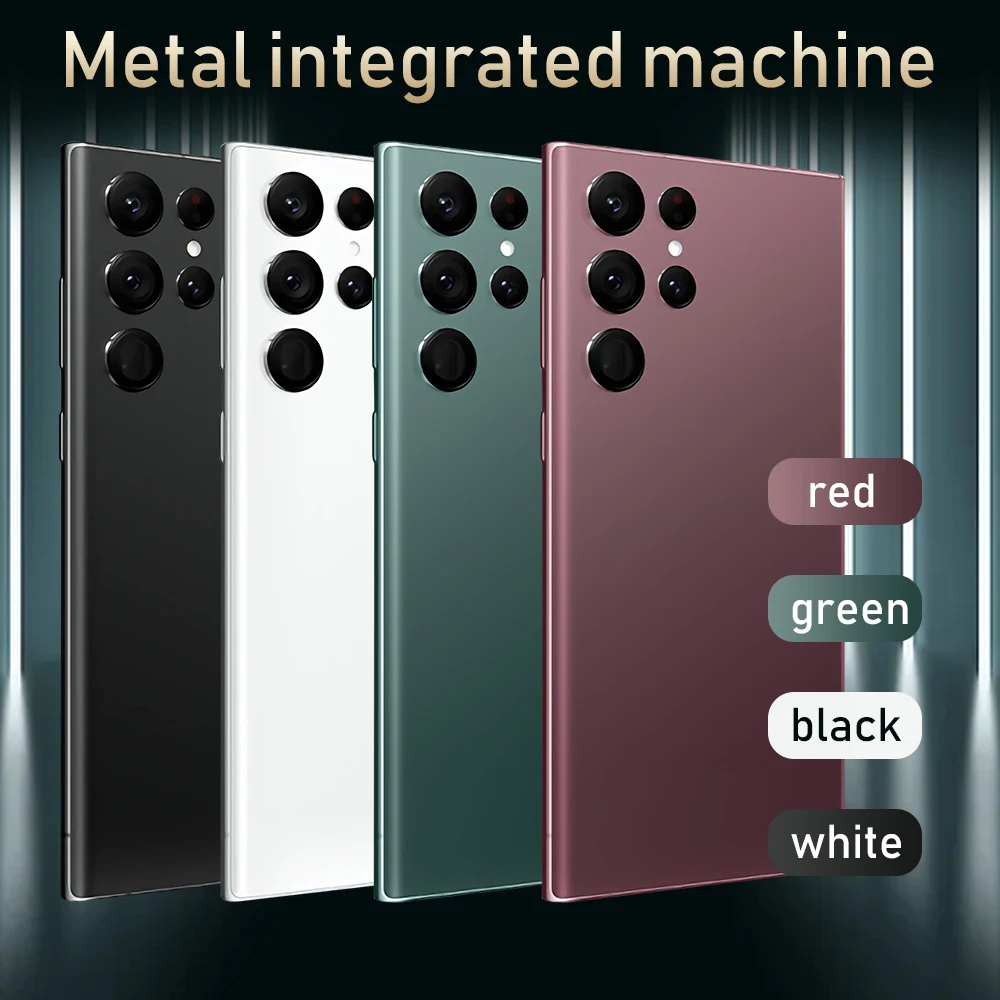 Galaxy S22 Ultra 16GB+1TB Smart Android Phone 6800mah Qualcomm 5G Dual SIM Dual Standby Unlocked Smartphone S22 ultra s22 ultra