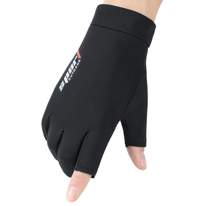Summer Fashion Sun Protection Anti Slip Lightweight Breathable Gel Cycling Riding Bicycle Fishing Gloves