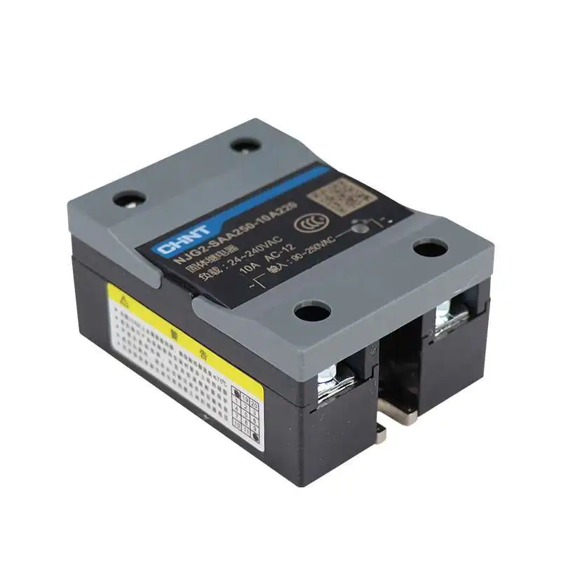  CHINT NJG2 Output Current 10A 15A 20A 25A 30A 40A 60A 80A 100A 120A voltage DC12 ~ 250V Dc Solid State