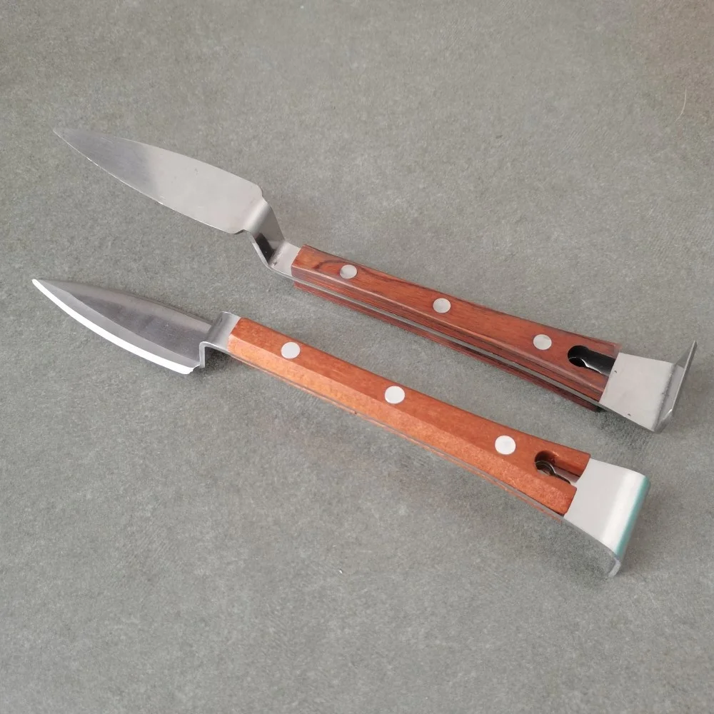 Korean dual-purpose Z type Honey knife, bright Stainless steel HIVE TOOL (1PCS )