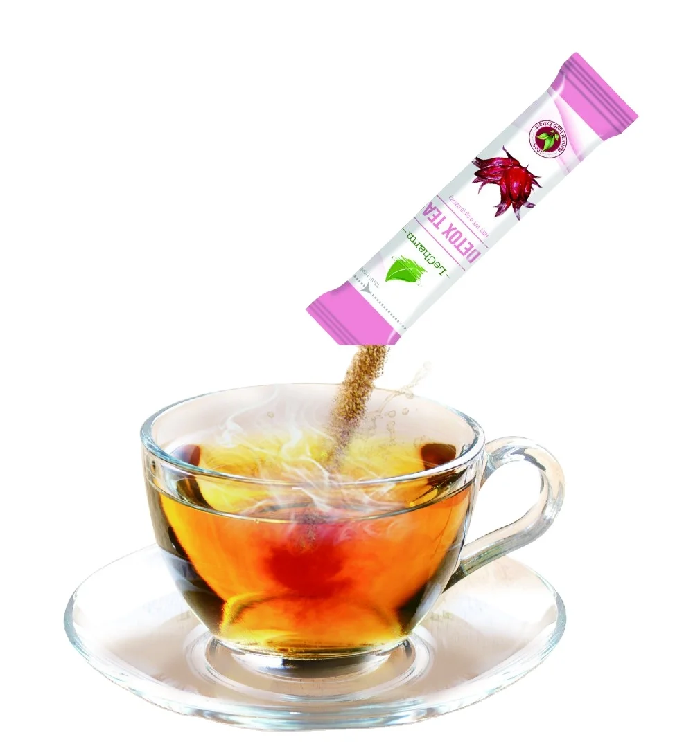 Private label 14 Days  Rose Hibiscus Flower Detox Tea