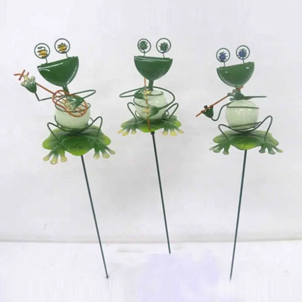 Bees Garden Stake Metal Garden Decorations Metal Yard Animals