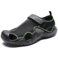 2021 Summer Sandals Light Beach Wading Cave Shoes Casual Fashion Non-slip Slippers For Men Croc Clogs Shoes