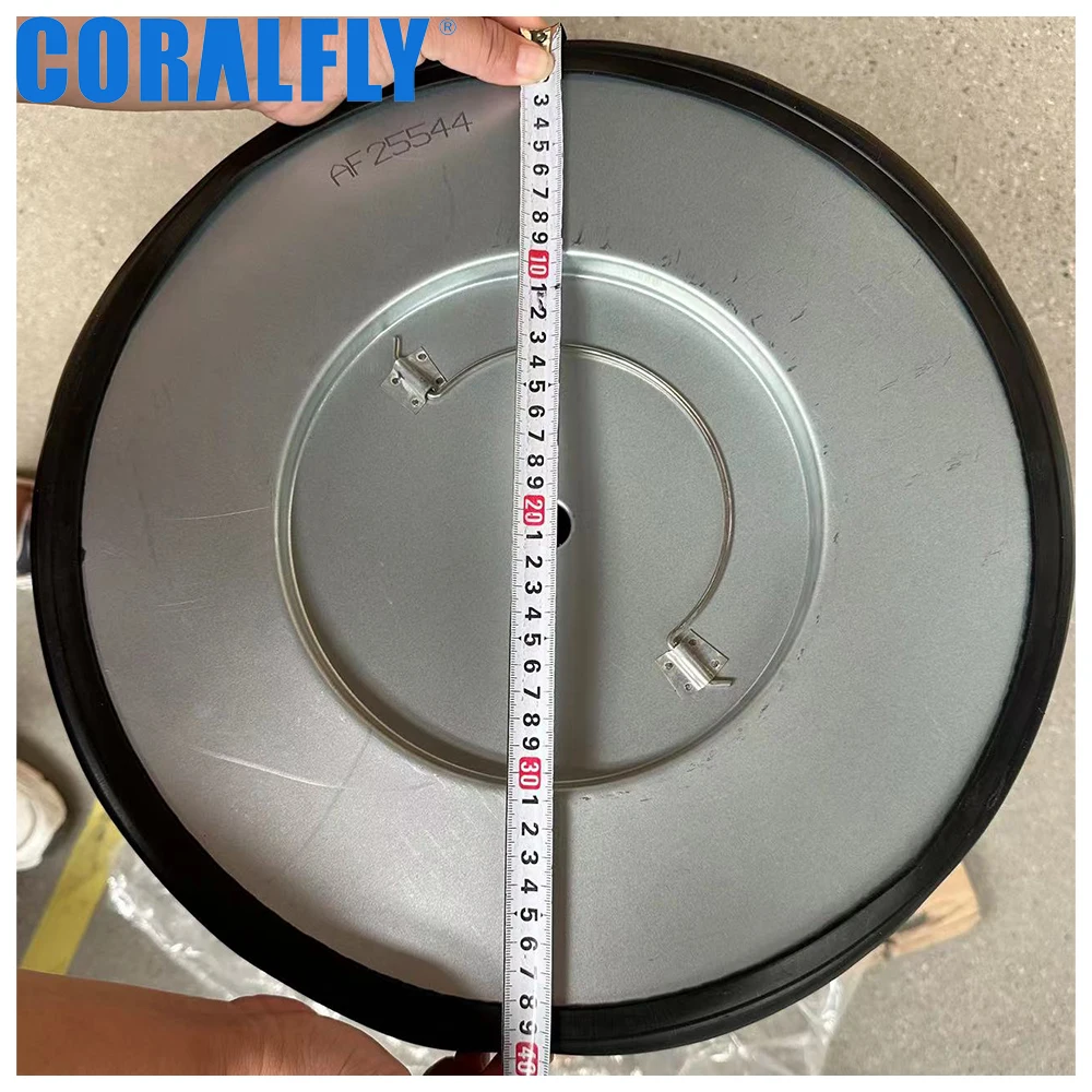 Coralfly manufacturer heavy duty truck engine parts air filter AF25544 CL-A25544 P619372 PA3496 2250051-238
