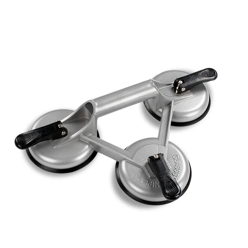 Aluminum Heavy Duty Triple Suction Cups Glass Vacuum Lifter Ceramic Tile other hand tools