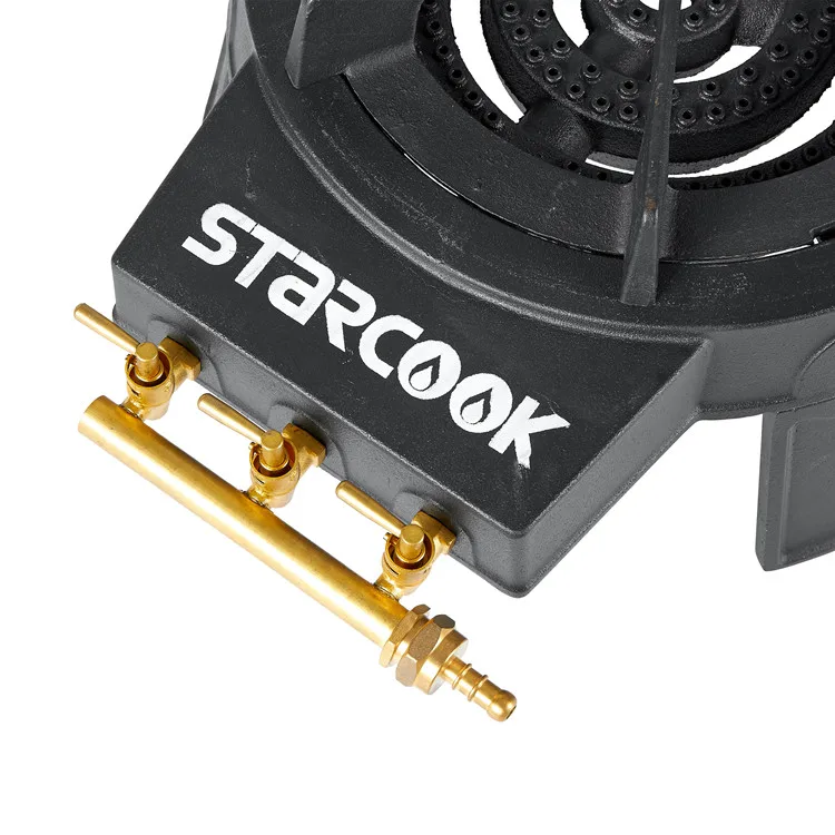 
Heavy Duty Cast Iron Portable Camping Gas Stove Single Burner Gas Cooker 