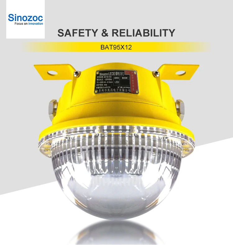 Atex 10W 20W DC 24V Energy-Saving Explosion Proof Light IP66 Waterproof Hazardous Area Explosion Proof Led Lamp