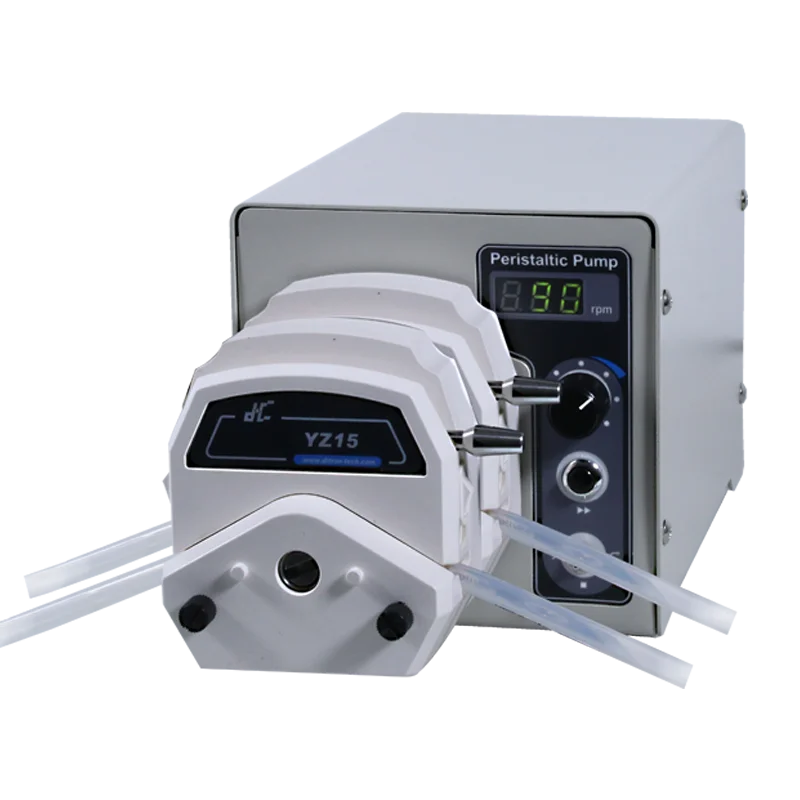 Ditrontech high precision digital display speed regulation copper sulfate dosing oil transfer large  flow rate peristaltic pump