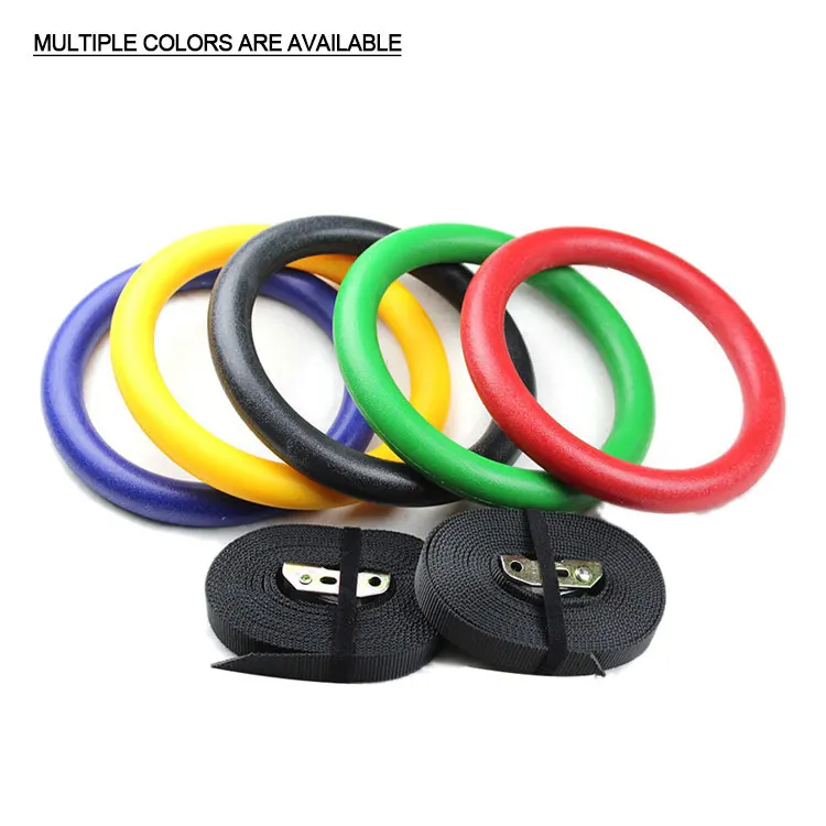 ABS Gymnastic Rings with Adjustable Straps