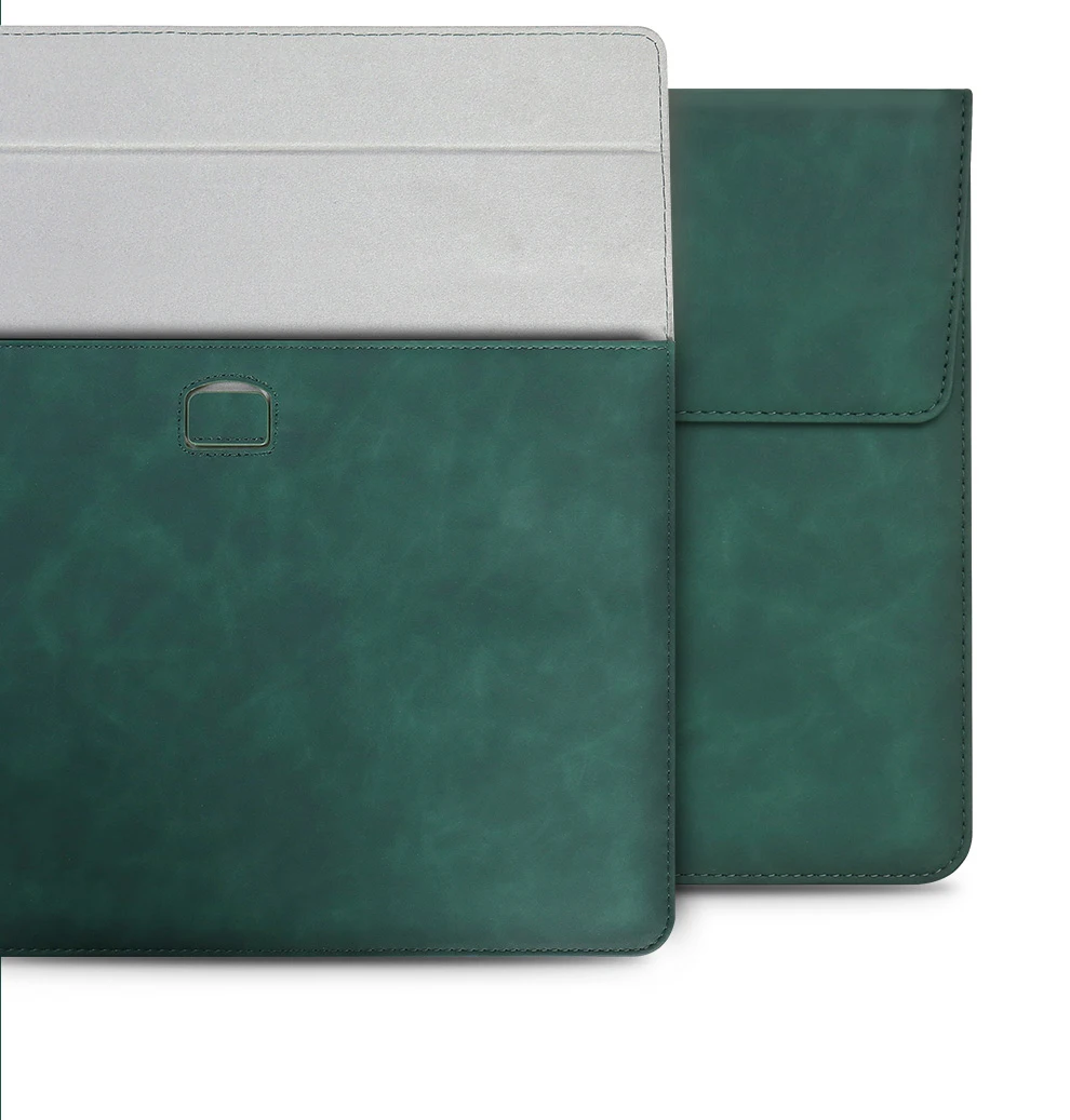 
13 Inch 14 Inch 15 Inch Leather Messenger Business Computer Case Laptop Sleeve Bag For Macbook laptop 