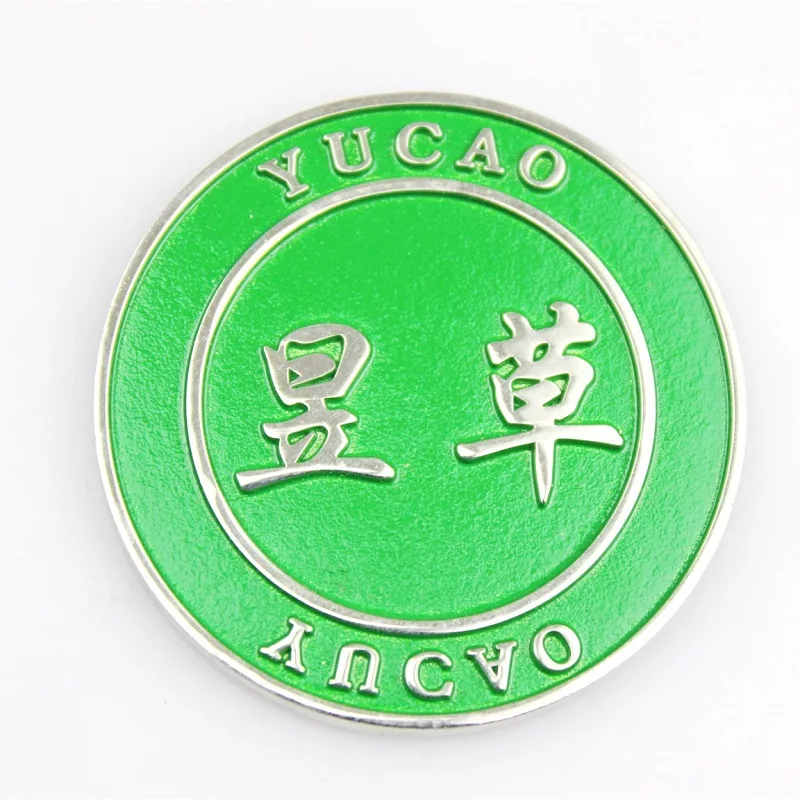 3D chrome gold two tone plating metal running horse sticker emblem badge brass chinese furniture emblems logo