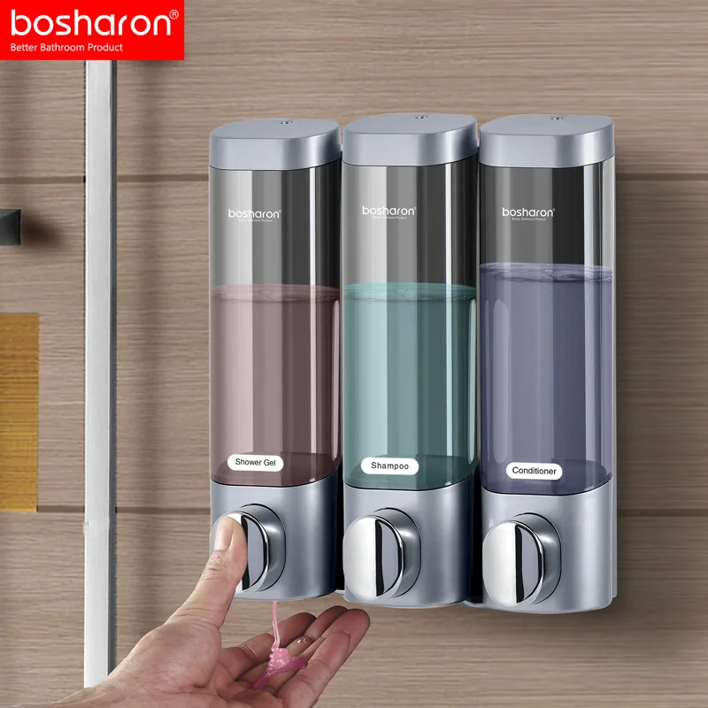New arrival Bosharon Hot selling Custom Logo Press Pump Kitchen Bathroom Clean Liquid Soap Dispenser soap liquid dispenser