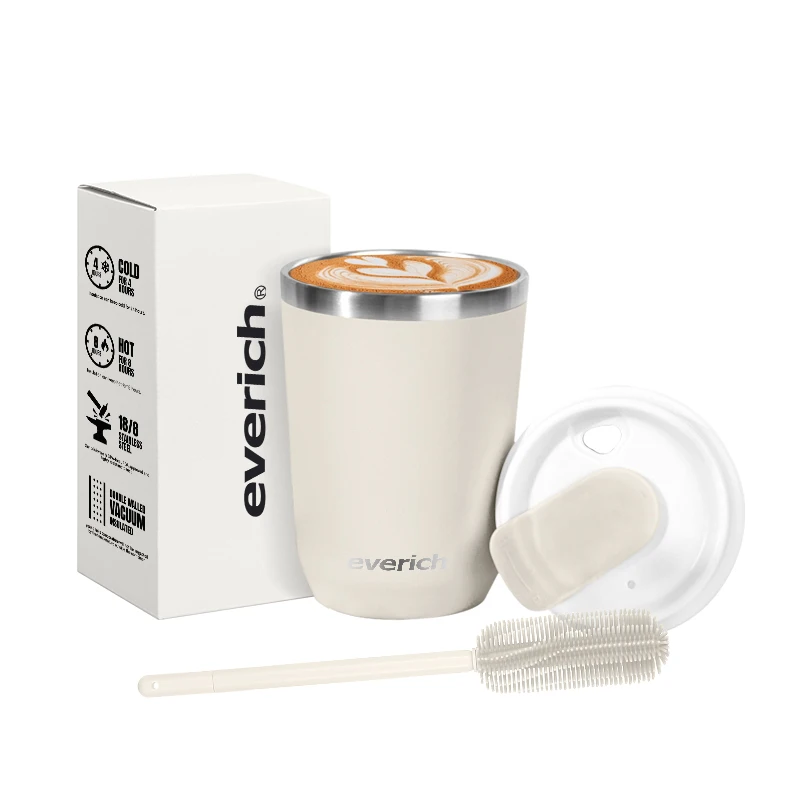 12 oz Stainless Steel Vacuum Insulated Tumbler Coffee Travel Mug Spill Proof with Lid