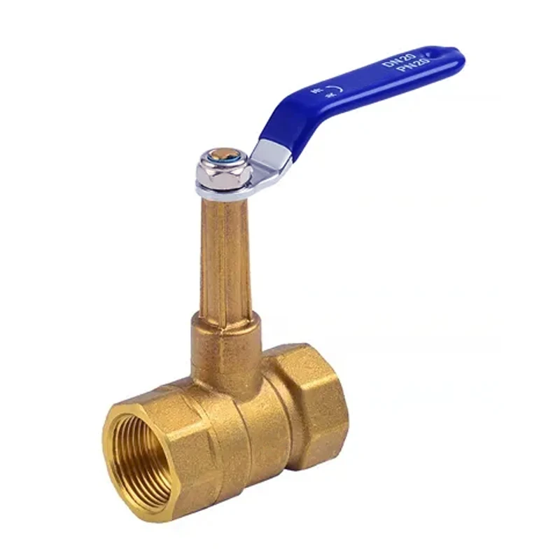 Tall Brass High Stem High Pressure Thickened Ball Valve Switch Heightened Handle Ball Valve