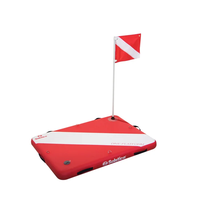 Floating Water Island Inflatable Boat Dock Dive Marine Platform