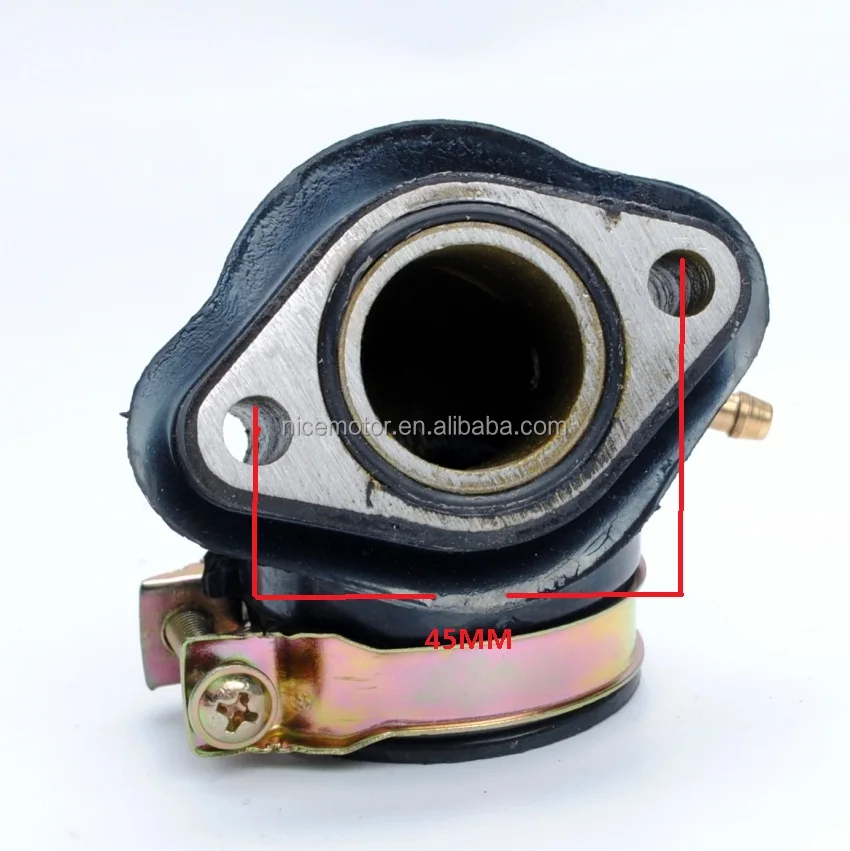 GY6 125cc 150cc Intake Manifold Pipe Moped Scooter ATV Go Kart 45mm-28mm motorcycle