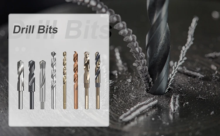 21.5mm Reduced Shank Drill Bit HSS 6542 Black Oxide with 1/2 Inch Straight Shank