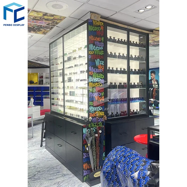 Modern Clothes Store Display Cabinet Luxury Garment Store Display Stand Men Clothes Shop Furniture Clothing Shop Design