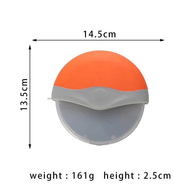 Amazon hot sale protective blade guard safe storage handheld sharp slice pizza wheel cutter with cover