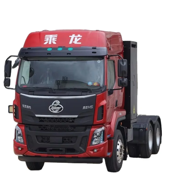 H5 6x4 Dongfeng Electric Tractor Truck High Roof Double Bunk 282kWh Lithium Iron Phosphate Battery