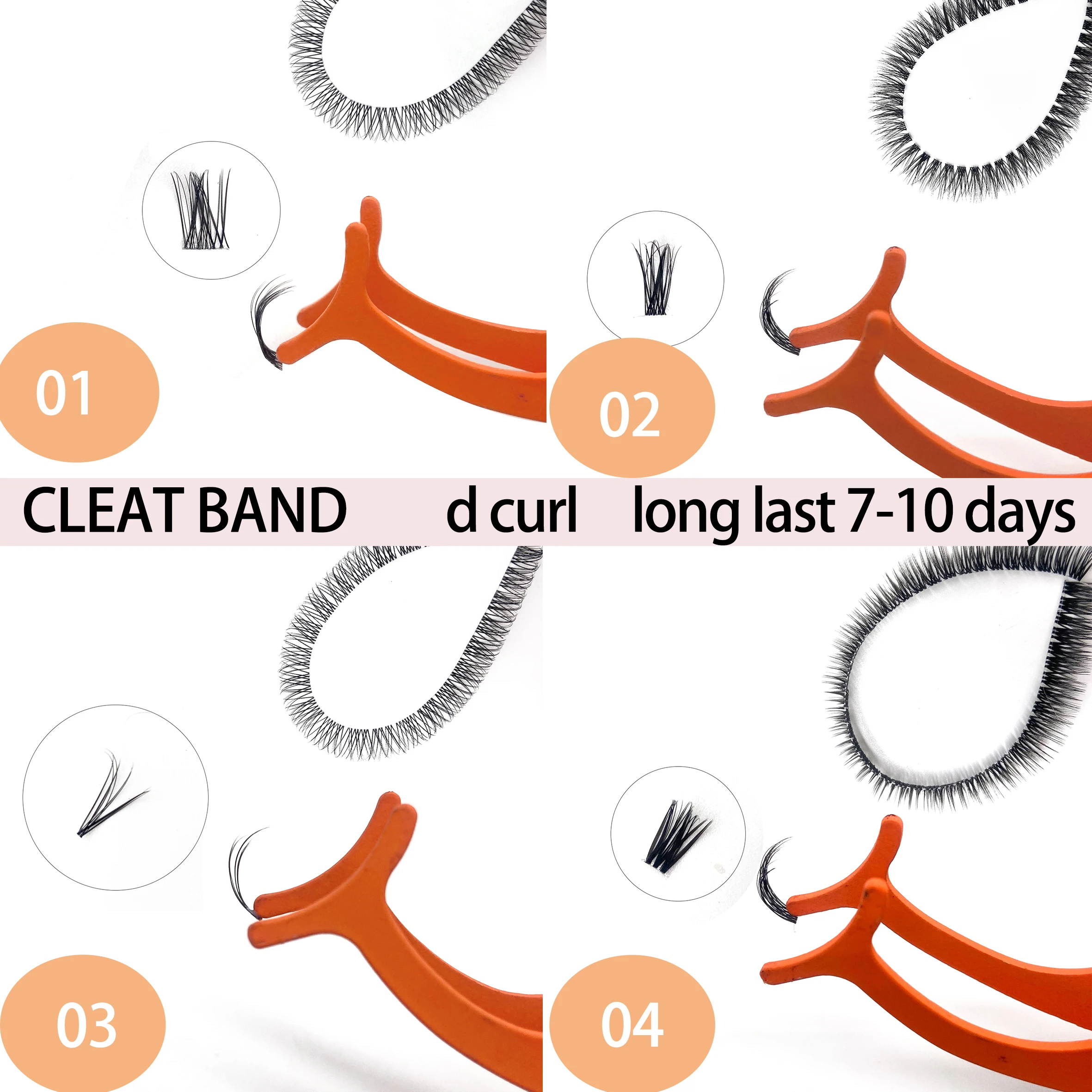 2023 cheap lash extensions cashmere eyelash extensions beauty products salon shop individu Segmented eyelash