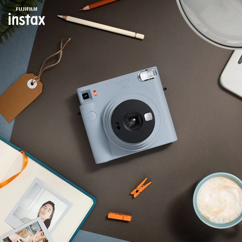 Fujifilm Instax квадратная SQ1 гибридная мгновенная фотокамера цветная Мини пленочная печать камера белая рамка