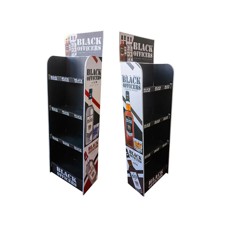 Складная выставочная стойка для супермаркета с логотипом под заказ