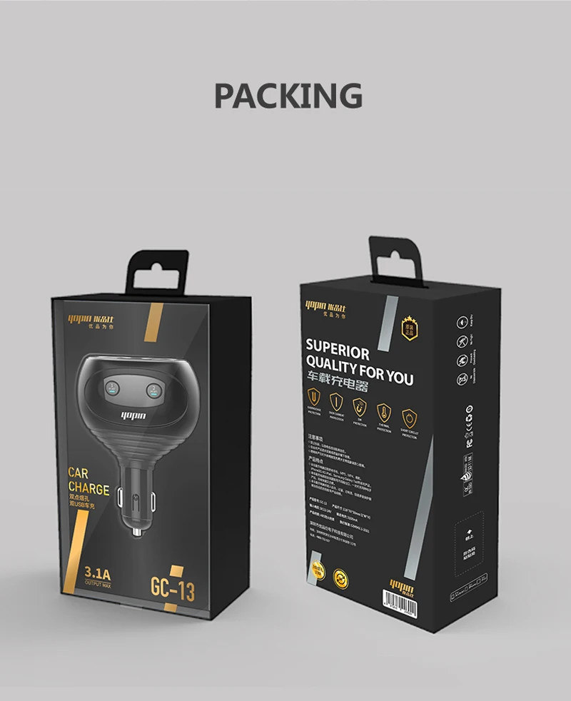 top selling products 2024 multi ports Cigarette lighter adapter 4 in 1 car charger qc 3.0 car adapter charger