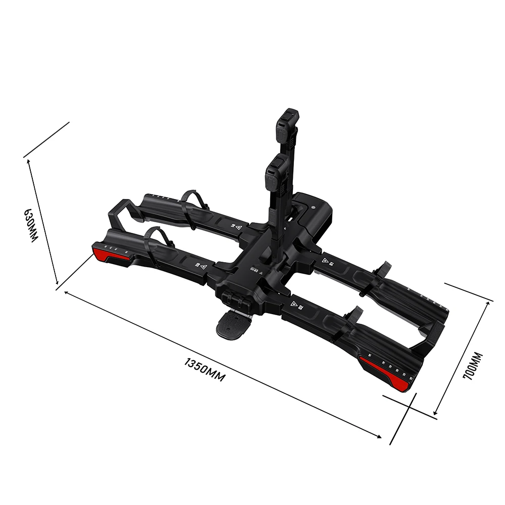 Vehicle-mounted bicycle holder car rear modified bicycle rack  rear-mounted mountain road hitch bike rack for car