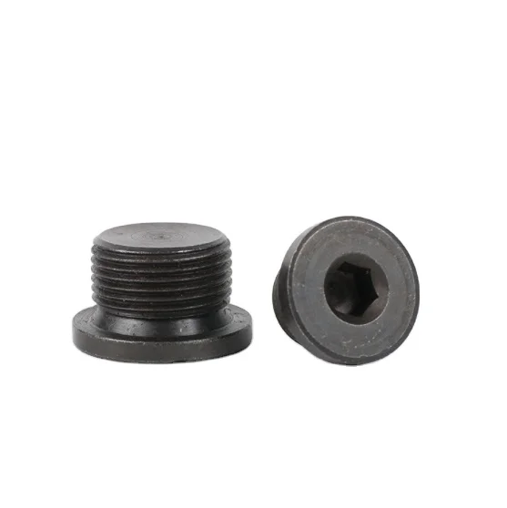 pneumatic components solid internal hexagon nut and external thread hydraulic plug pipe fittings Metric transition joint