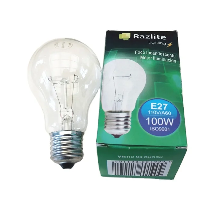 Лампы накаливания 40 Вт 100 вольфрамовые лампы с 5 тестами