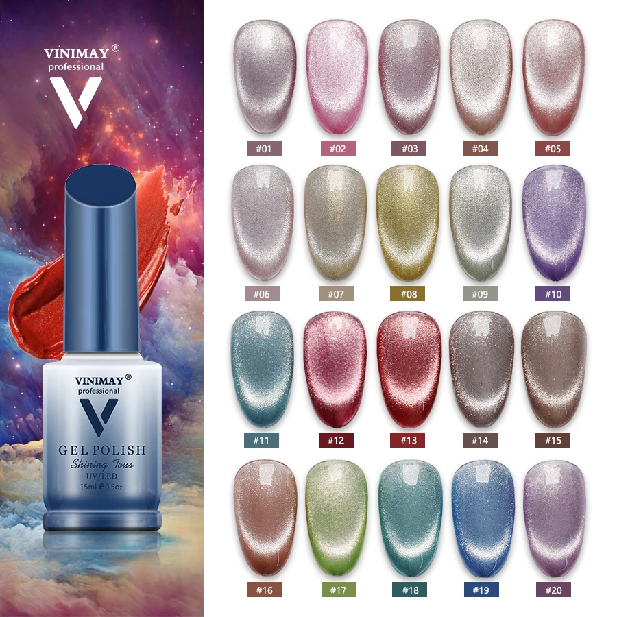 Manicure Professional UV Gel Nail Polish Soak Off Uv Gel Ice Skin Cat Eye Nail Polish UV Gel Polish Wholesale
