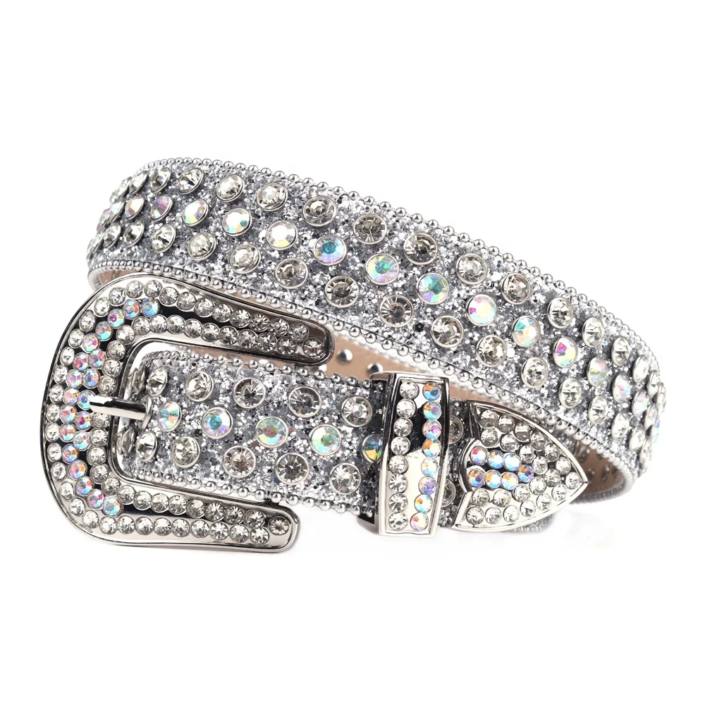 TENGMEI Argent Bling Bling Kid Diamond Belts Hot Sales Rhinestone Waist Belt For Children