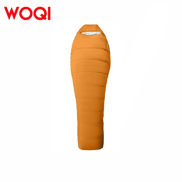 WOQI Professional Three-Season Mummy Style Sleeping Bag for Adults Polyester with Vented Foot Box for Temperature Regulation