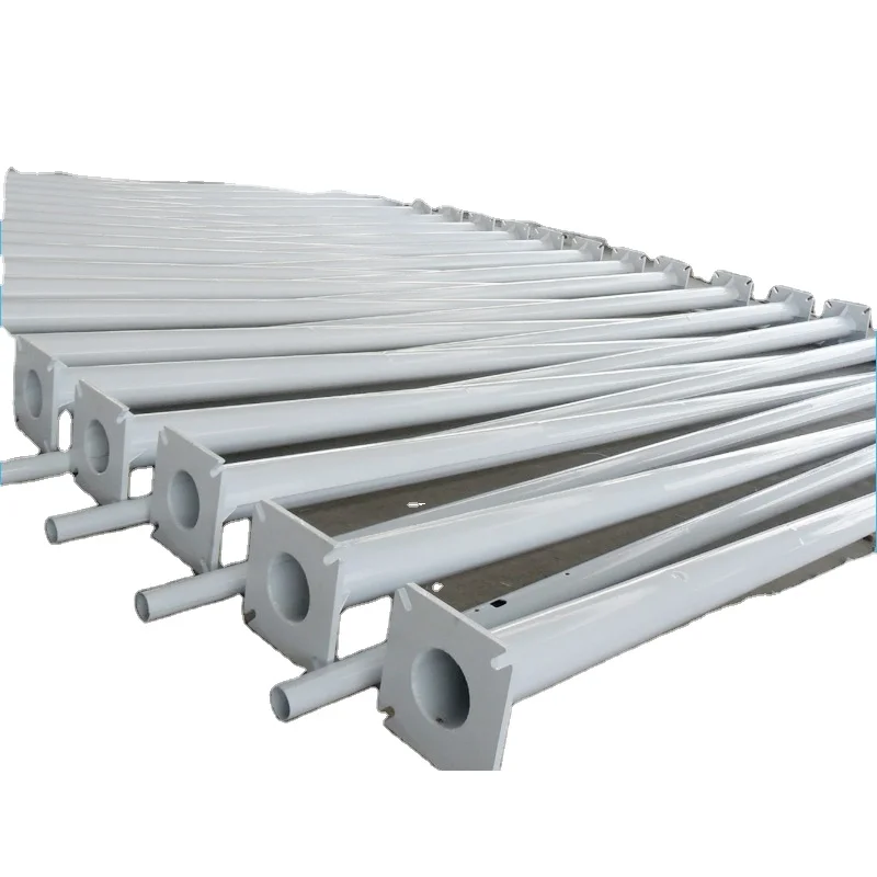 6M 8M 10M 12M Galvanized Steel Street Light posts for lights supplier for poteau pour lampadaire solaire para postes