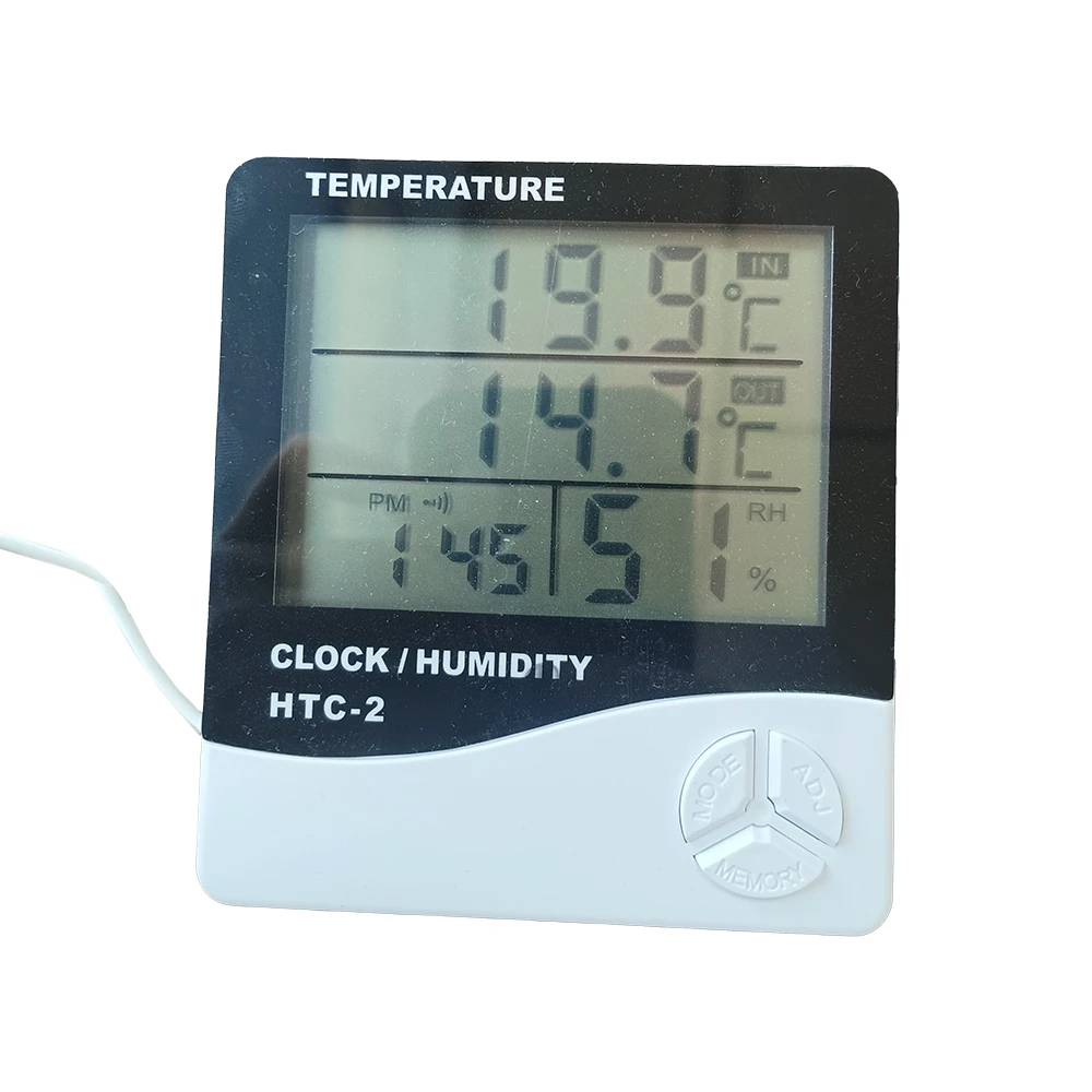 Digital Temperature Humidity Meter/Outdoor LCD Display Thermometer Hygrometer GREAT FARM equipment