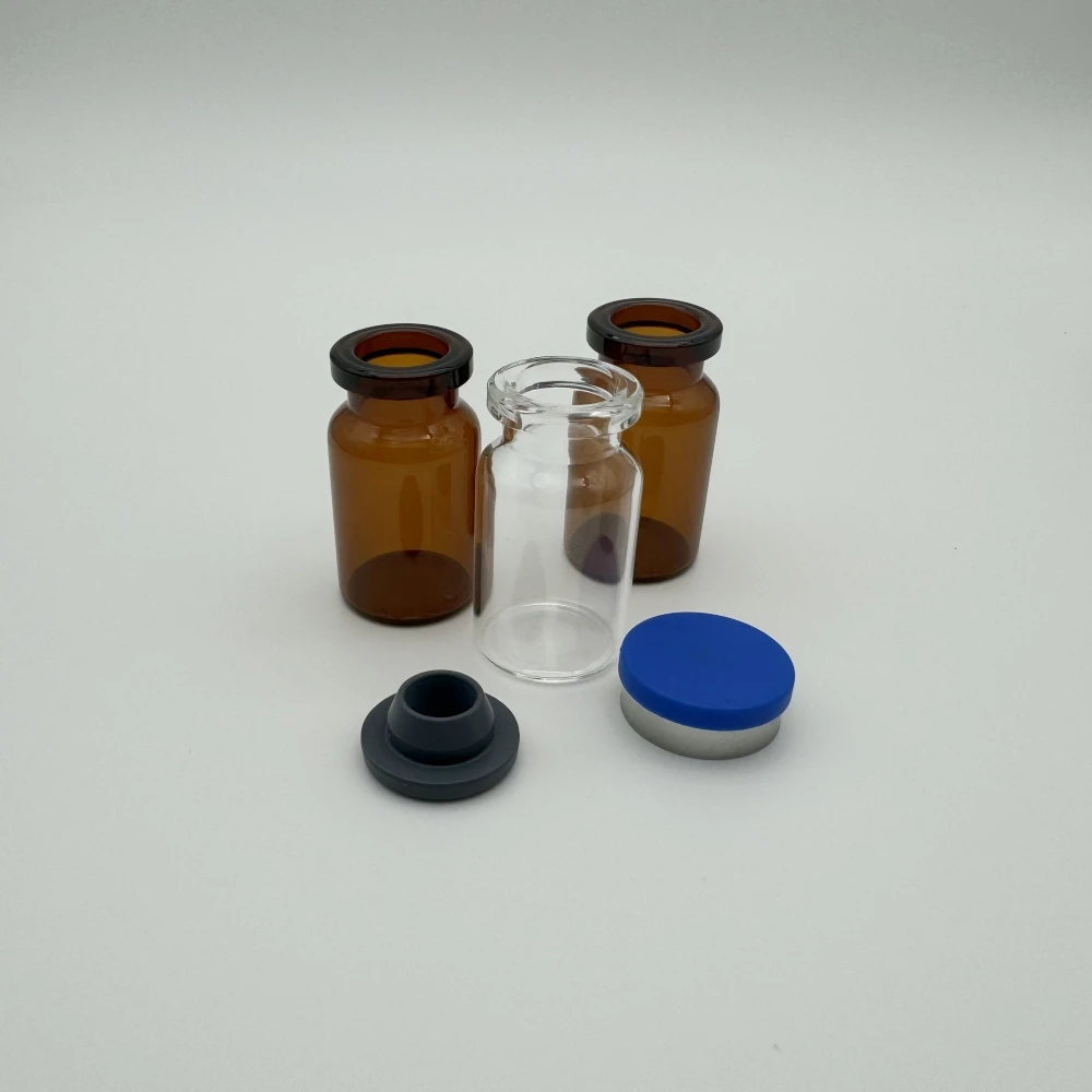 5ml clear amber USP TYPE 1 pharmaceutical glass vials