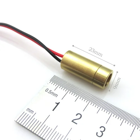 FU635L5-C9 FU635L5-BC9  635nm <1mW 9x23mm 3-5VDC Mini Red line Laser diode Module lazer head projector locator laser light lamp