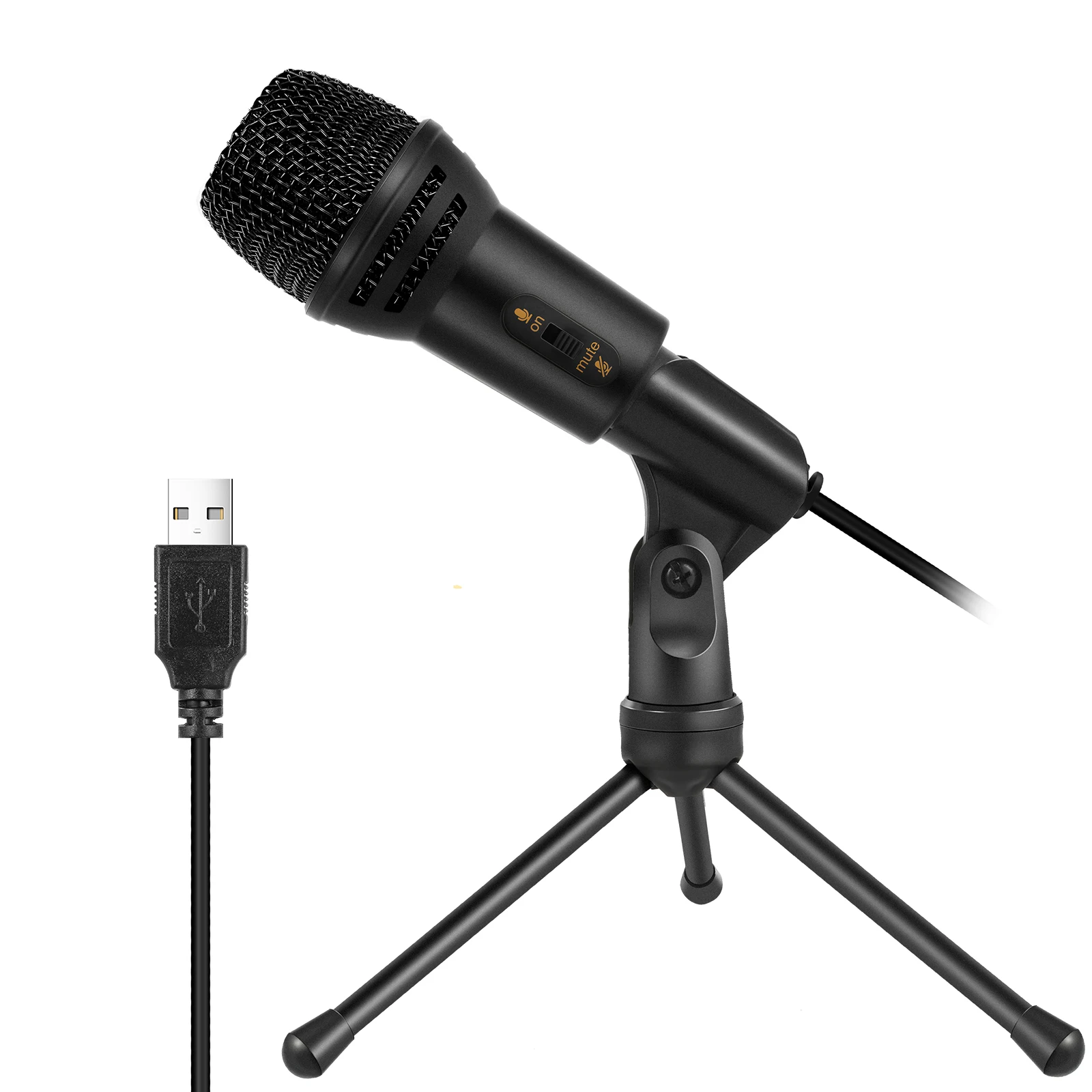  Конденсаторный микрофон USB micrfono Подкаст студия звукозаписи майка с микрофоном комплект прямые