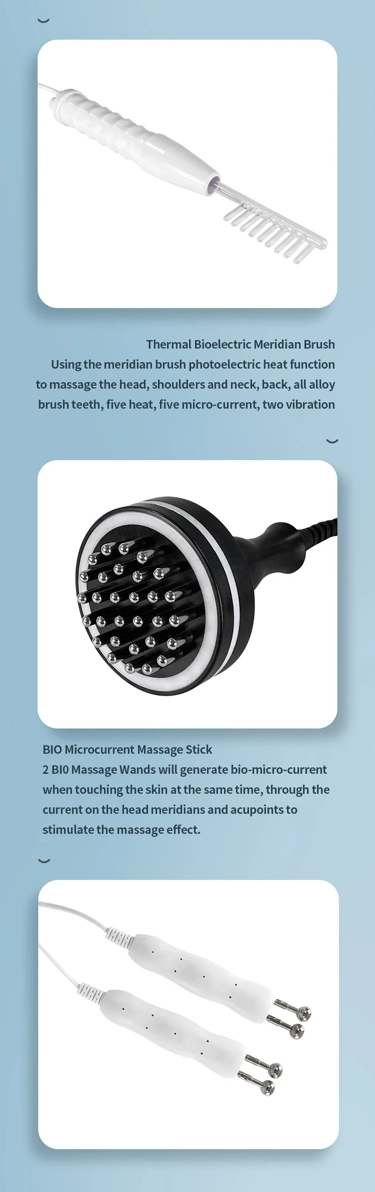 New 7 In 1 Hair Scalp Analyzer Hair Growth Machine Hair Care Treatment Regrowth Machine For Salon Use