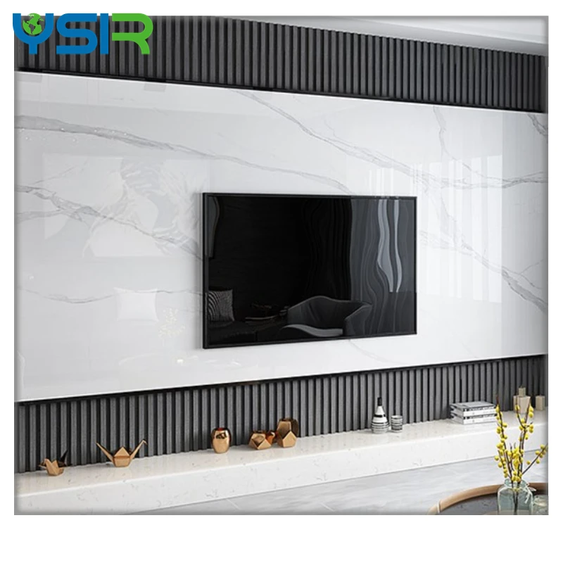 uv marble sheet 2.9 meters long, gilded film  Golden surface pvc marble sheet