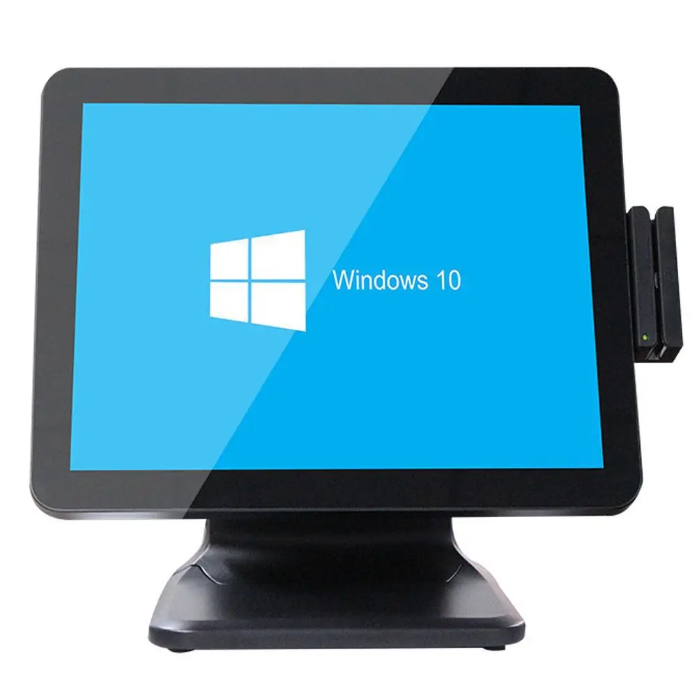 Wholesale Custom 15 Inch Digital 10 Points True Flat Touch Screen Capacitive Cash Register System Machine Windows Pos