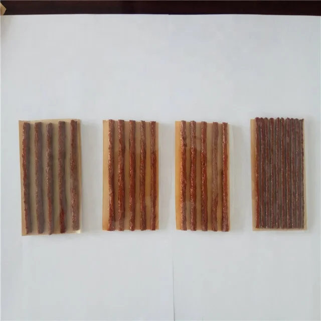 2021 Factory tubeless 100*6mm Brown Color tyre puncture repair kit strings