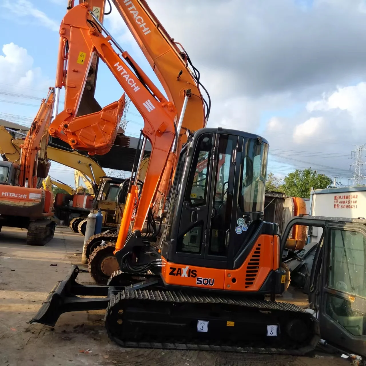 JAPAN Original Hitachi ZX50U Used Excavator For Sale