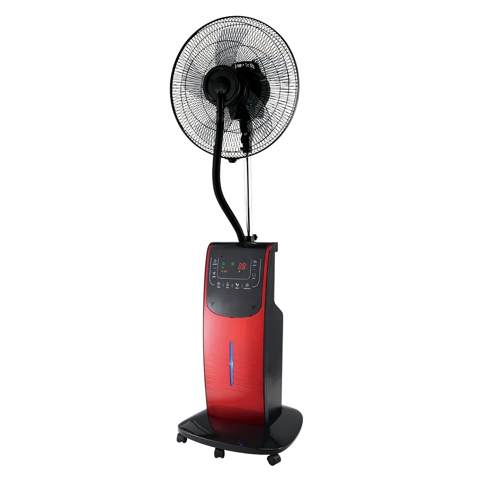 New Arrivals Touch Screen Five wheels to move floor standing fan for office