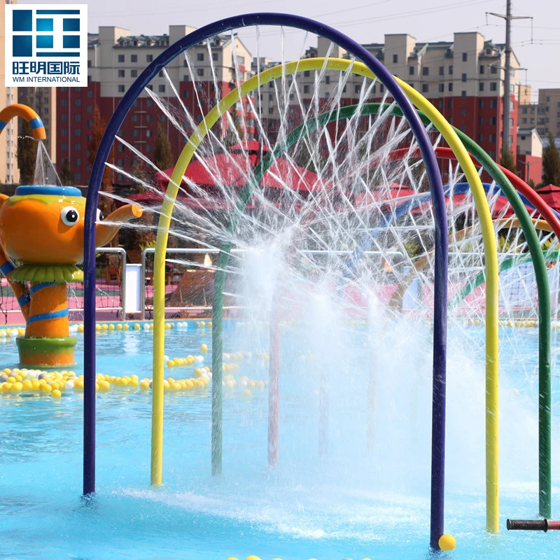 Water Amusement Fiberglass Material Splash Park Equipment For Sale
