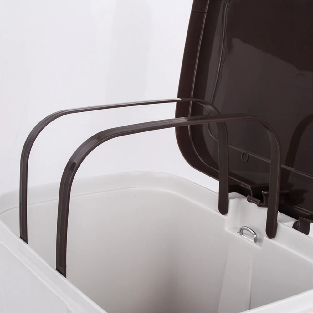 China bathroom foot pedal plastic dustbin sanitary bin